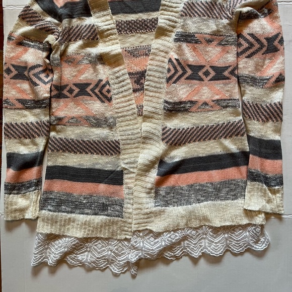 No Boundaries Open Cardigan Sweater, Sz M - Picture 2 of 10